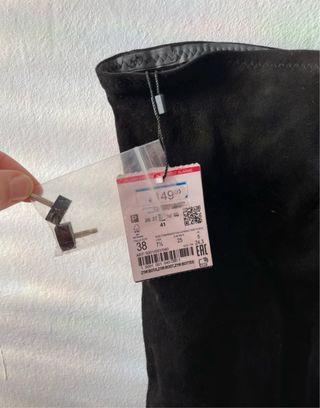 Botas altas Zara negras