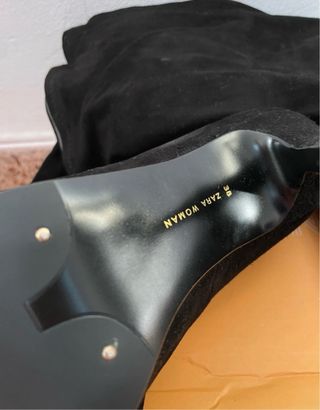 Botas altas Zara negras