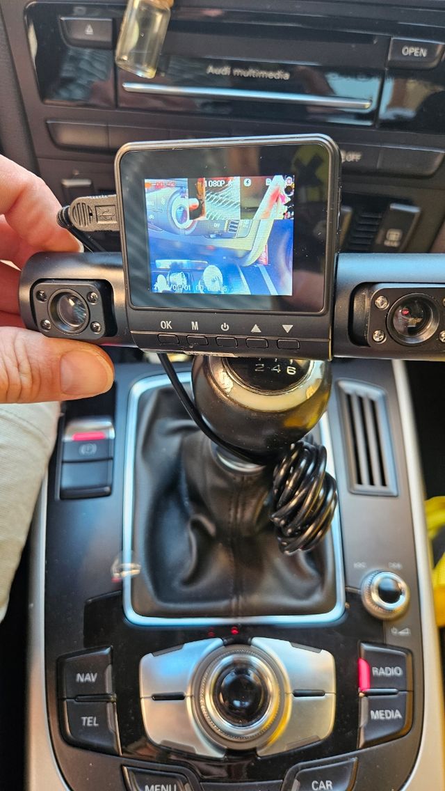 Cámara salpicadero 360 + Cámara trasera M80