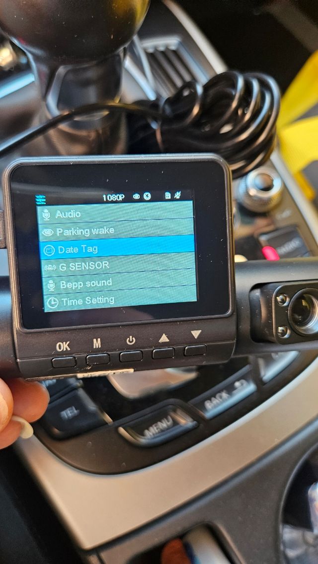 Cámara salpicadero 360 + Cámara trasera M80