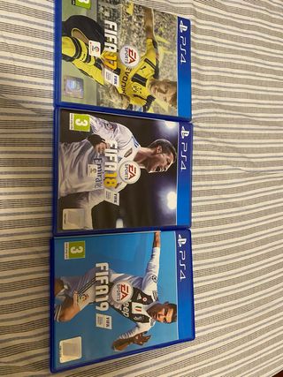 Lote FIFA 17, 18, 19 PS4