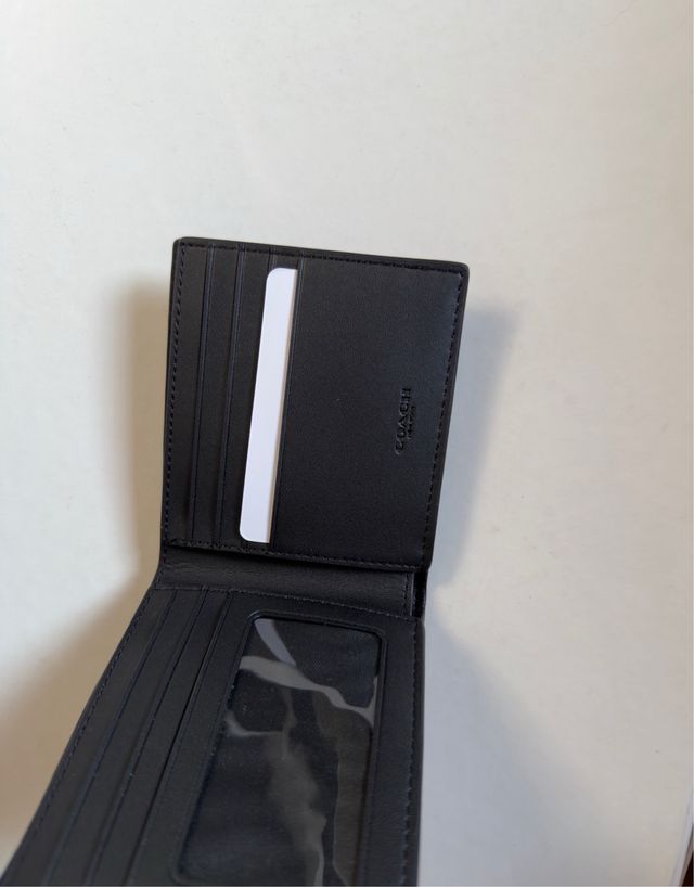 Cartera Coach Negra Fina Nueva Sin usar