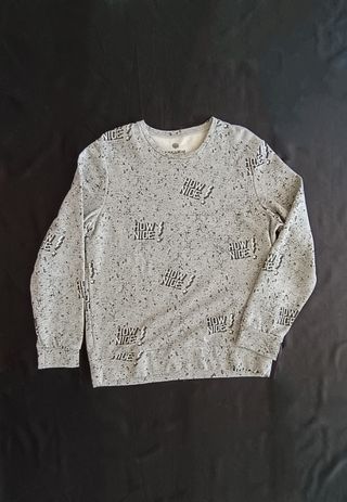 Felpa Pull&Bear grigia con stampa