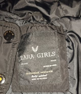 Anorak Zara Niña Talla 11/12