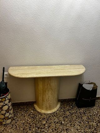 Mesa de recibidor de mármol