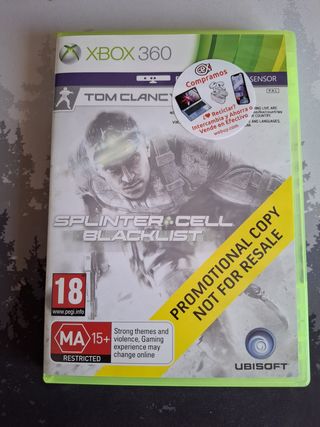 Splinter Cell Blacklist Xbox 360 Promocional