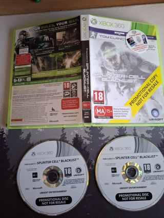 Splinter Cell Blacklist Xbox 360 Promocional