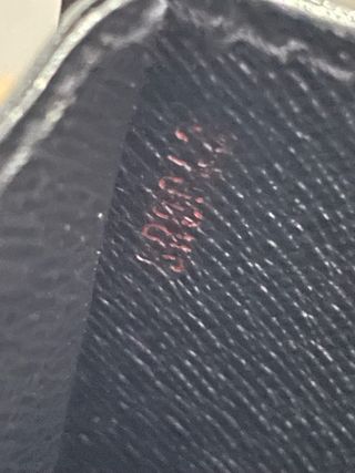 Portadocumentos Louis Vuitton Negro Cuero