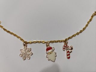 Pulseras Navideñas con Colgantes
