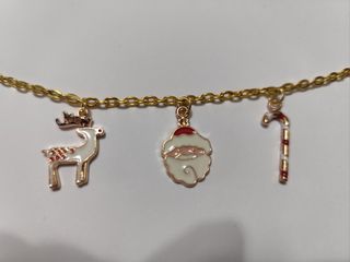 Pulseras Navideñas con Colgantes