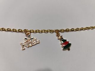 Pulseras Navideñas con Colgantes
