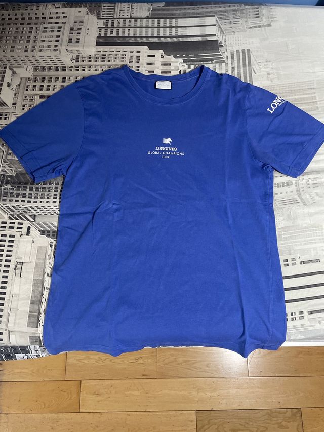 Camiseta Longines Global Champions Tour Azul