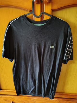 Camiseta Lacoste Negra Talla M