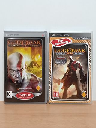 2 JUEGOS GOD OF WAR - (PSP)