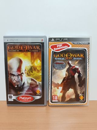 2 JUEGOS GOD OF WAR - (PSP)