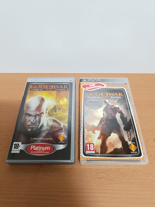 2 JUEGOS GOD OF WAR - (PSP)