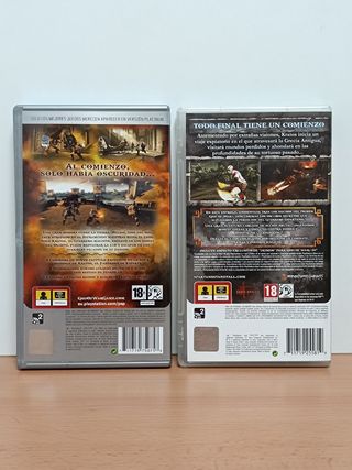2 JUEGOS GOD OF WAR - (PSP)