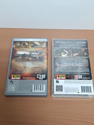 2 JUEGOS GOD OF WAR - (PSP)