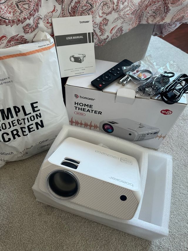 Proyector Bomaker Home Theater GC355 Blanco