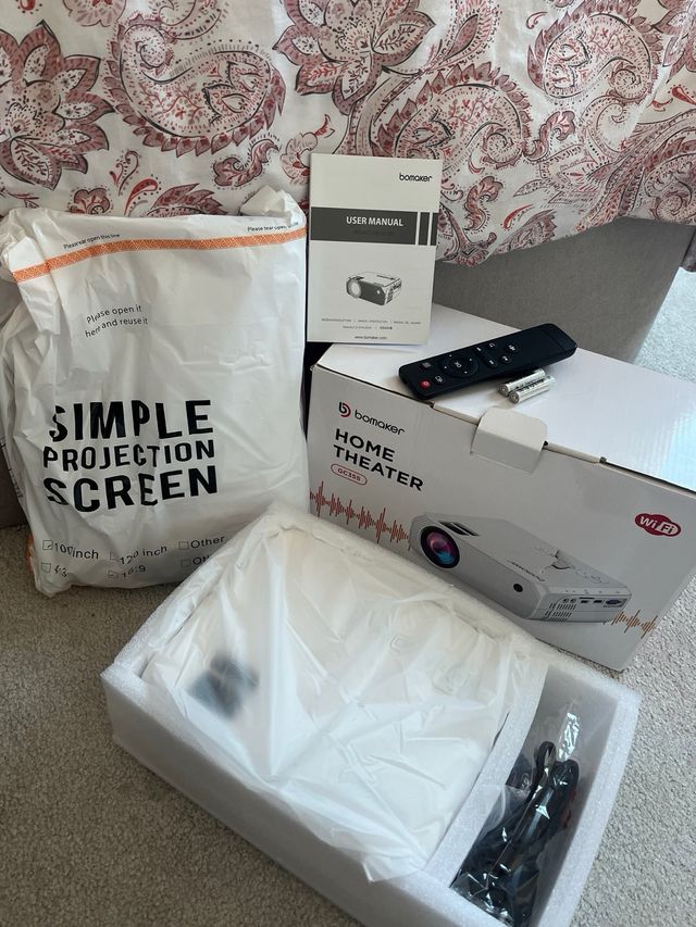 Proyector Bomaker Home Theater GC355 Blanco