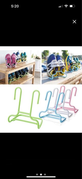 Scarpiere in plastica blu (6 unità)