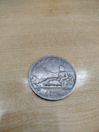 Moneda España 1870