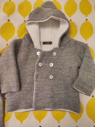 Conjunto San Francisco Gris 6/9 meses