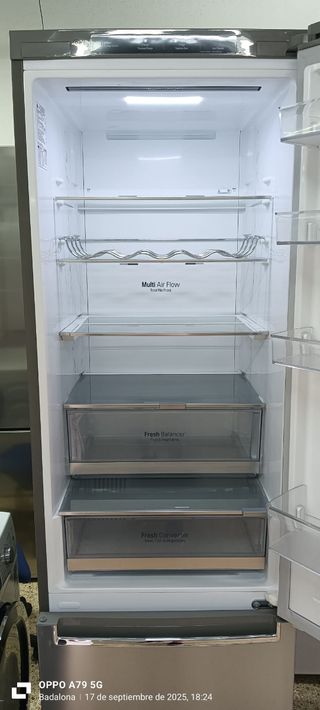 NEVERA COMBI L.G NO FROST ENERGÍA A+++