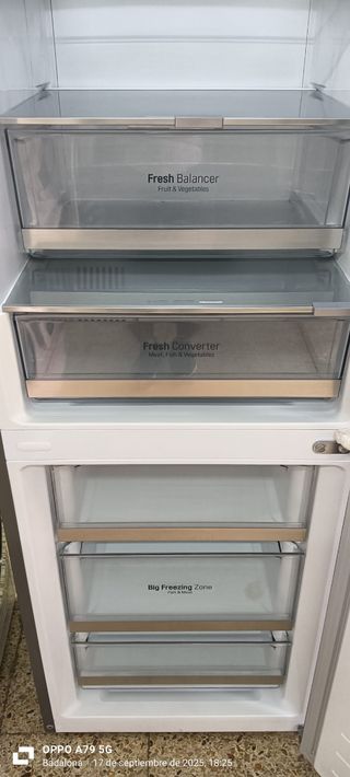 NEVERA COMBI L.G NO FROST ENERGÍA A+++
