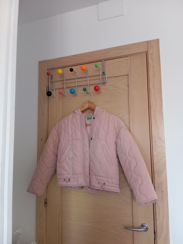 Cazadora bomber Benetton rosa 8/9 años