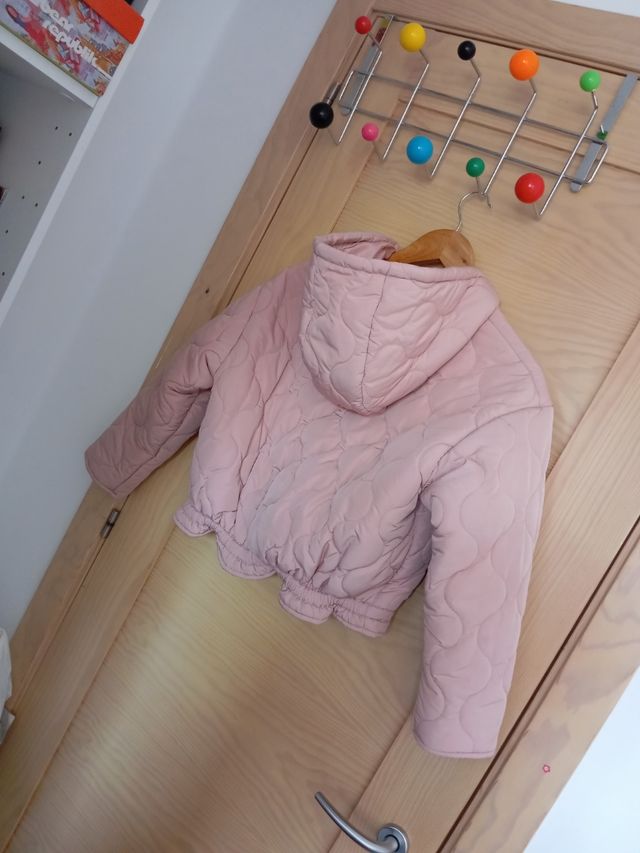 Cazadora bomber Benetton rosa 8/9 años