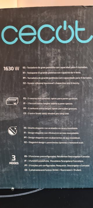 Tostadora Cecotec 16000 Extra Doble