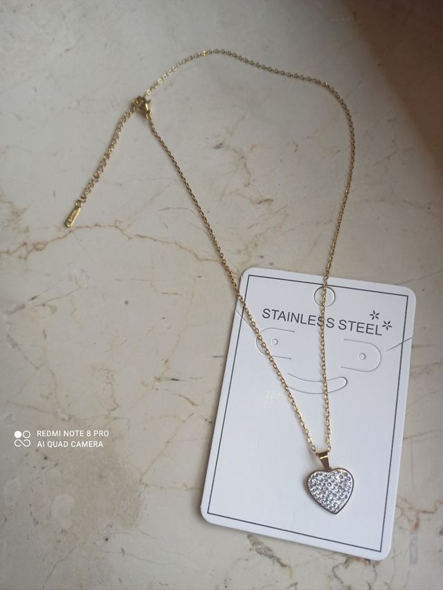 Collana con ciondolo a cuore