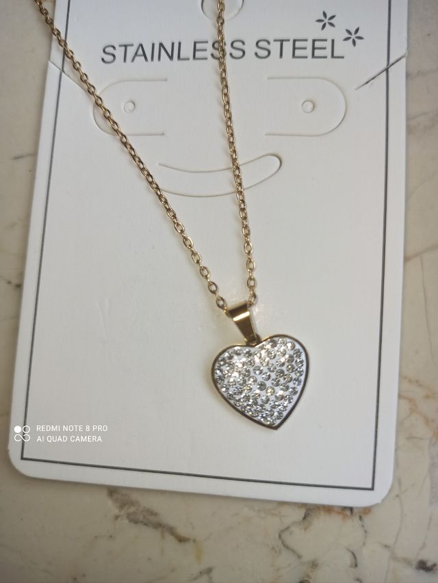 Collana con ciondolo a cuore