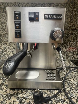Cafetera Rancilio Silvia E + Rancilio Rocky