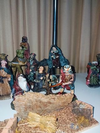 Figuras Belén Nacimiento accidentado