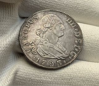 4 Reales 1793 Carlos III Plata