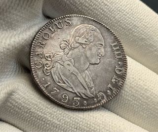 4 Reales 1793 Carlos III Plata