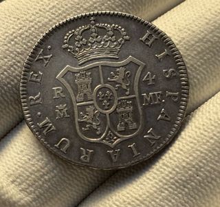 4 Reales 1793 Carlos III Plata