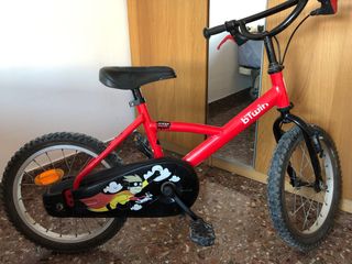 Bicicleta infantil roja BTWIN