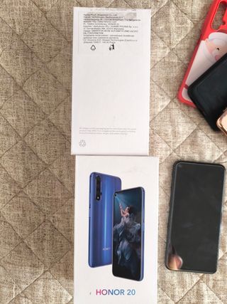 Honor 20 6GB Midnight Black con cover