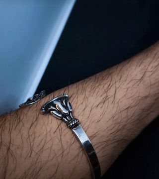 Pulsera Flor de Loto Egipto Plata