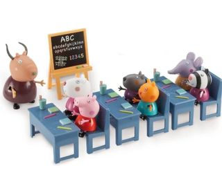 Escuela Peppa Pig con 7 Figuras