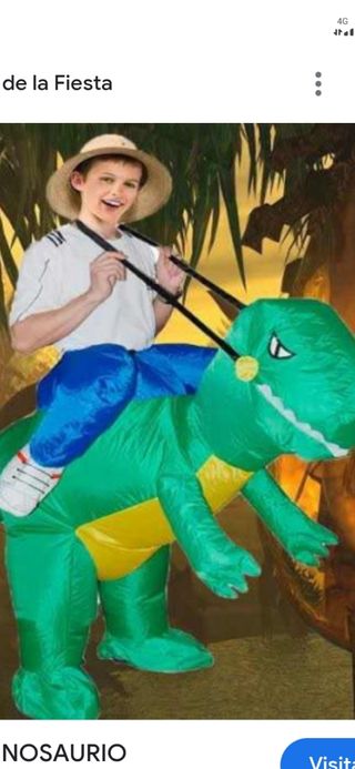 Disfraz de Dinosaurio Inflable para Adulto