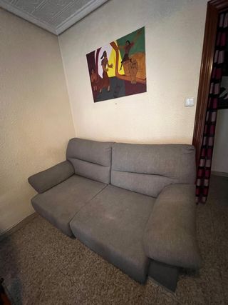Sofá 2 plazas gris