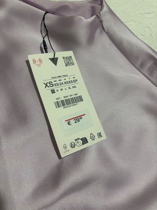 Vestido Midi Satén Lila
