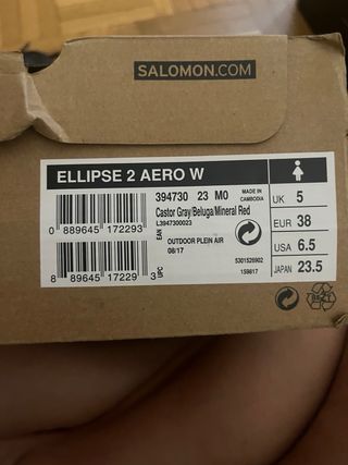 Zapatillas senderismo mujer Salomón