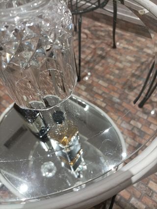 Carro camarera cristal y metal