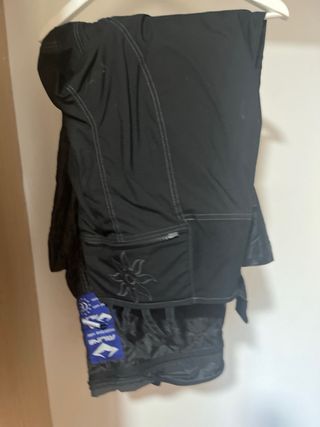 Conjunto Moto Mujer Negro y Rosa talla  xl 
