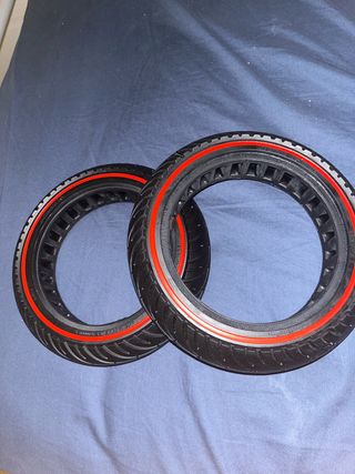 2 Ruedas Patinete Eléctrico con Banda Roja